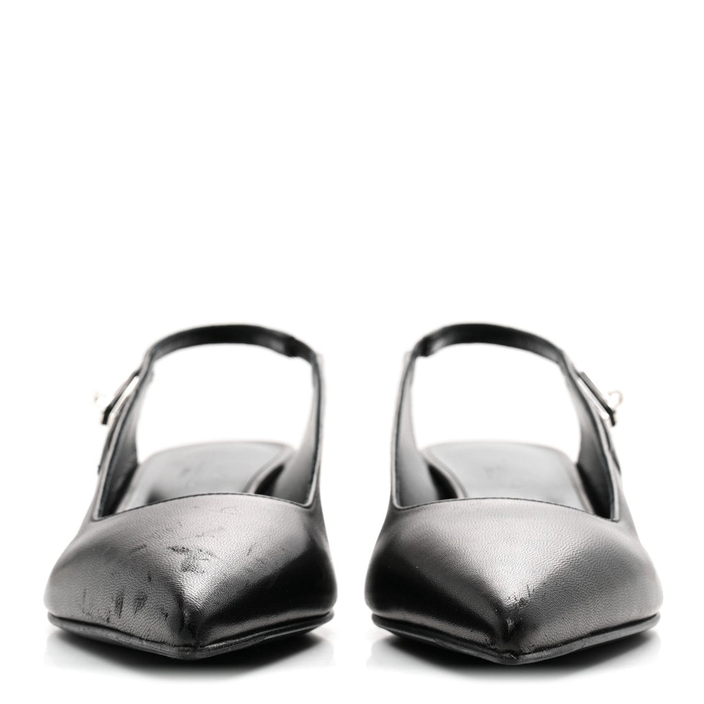 BOTTEGA VENETA NAPPA INTRECCIATO COMET PUMPS BLACK