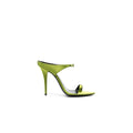 Saint Laurent Logo-Heel Sandals - Green