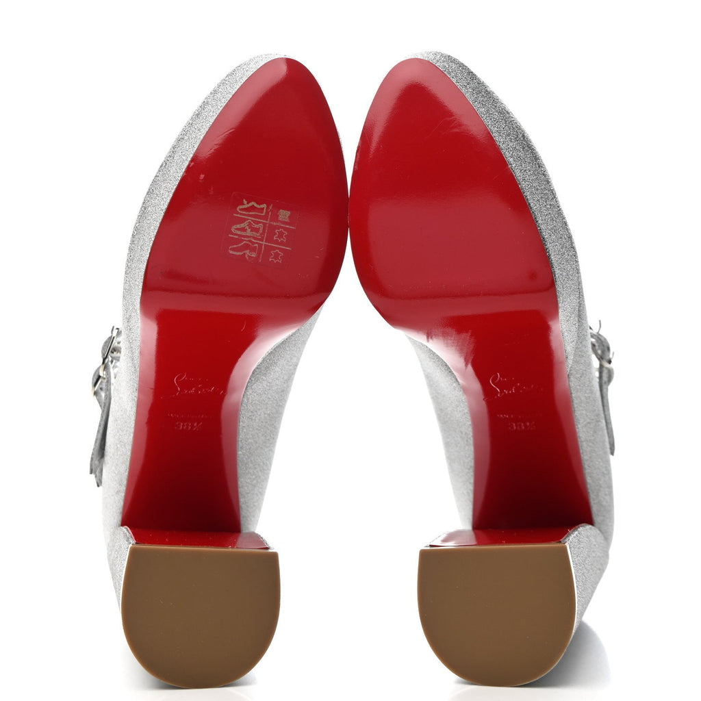 MIU MIU PUMP SILVER