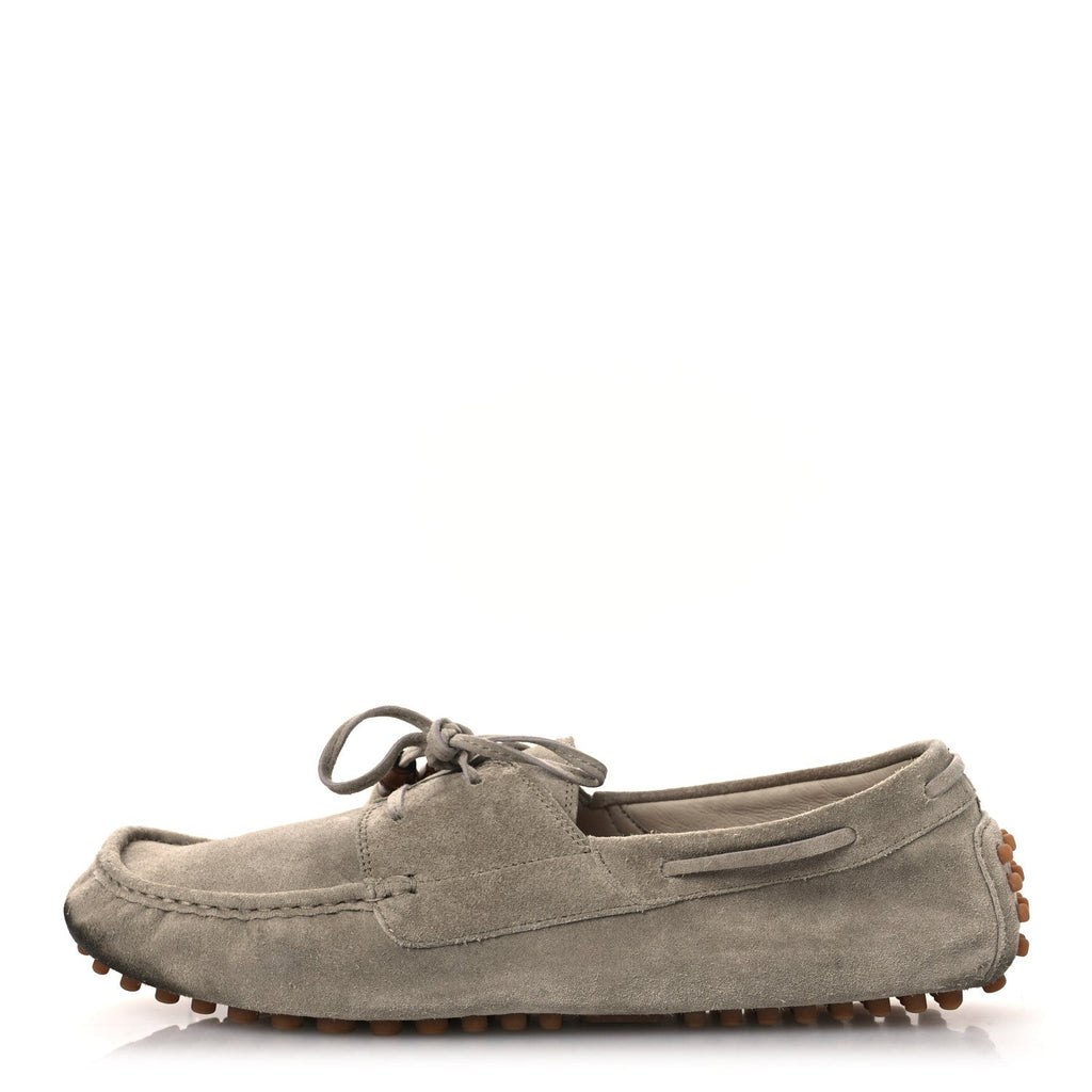 MIU MIU SUEDE LOAFERS BEIGE