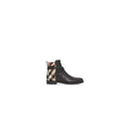 Burberry Huntley Leather Ankle Boots - Black/Check