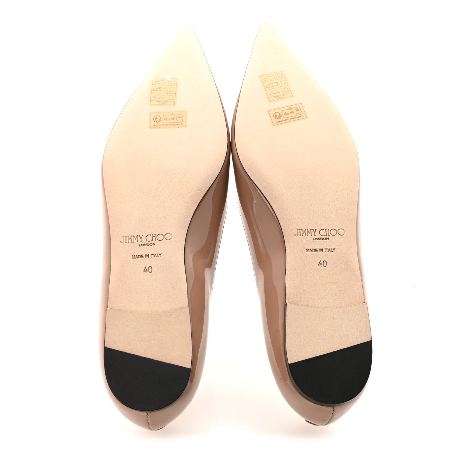 VALENTINO GARAVANI TAN-GO PATENT LEATHER BALLET FLATS PINK