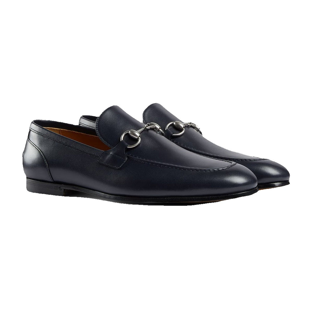Gucci Jordaan Leather Loafer - Blue