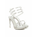 René Caovilla Margot Platform Sandal With Butterflies 120 - Silver (no butterflies)