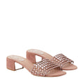 René Caovilla Mules Textile Fibers - Pink