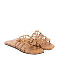 Loewe Petal Anagram Sandal Calfskin - Dark Brown