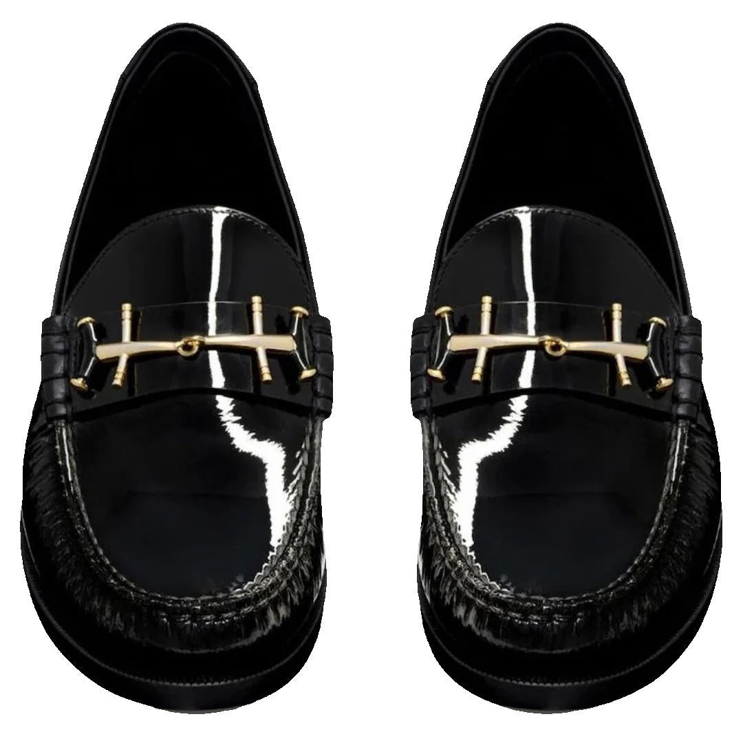 Saint Laurent Le Loafer 15 Mocassins - Black with Gold Horsebit