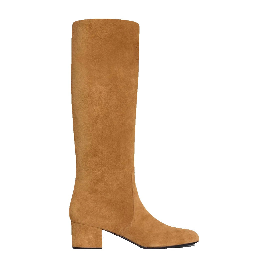 Celine Triumph High Boot 50 - Tan/Camel