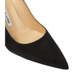 Manolo Blahnik 90mm BB Raffia Pointed-Toe Pumps - Black