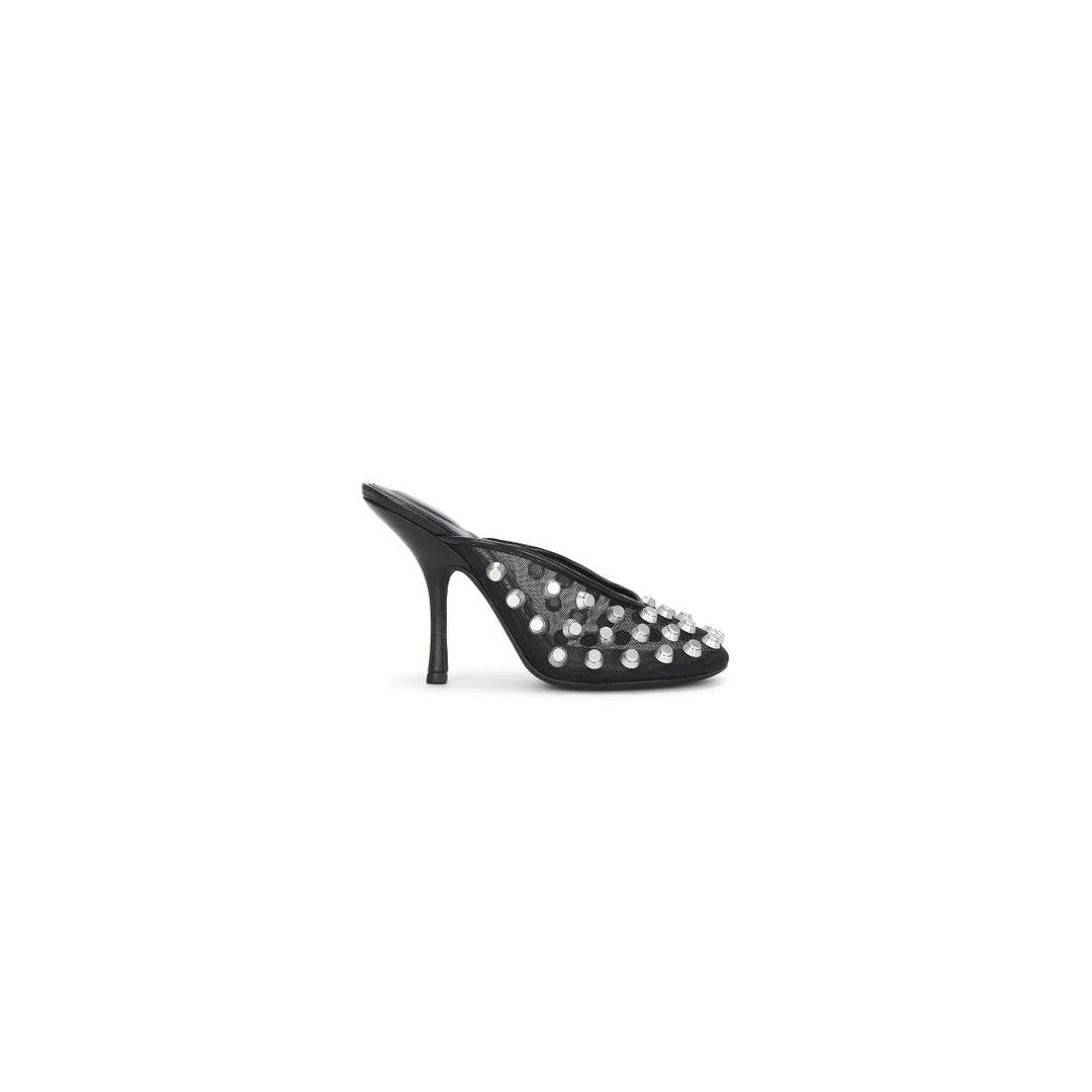 Alexander Wang Rhodes Flat Slipper - Black (heeled version)