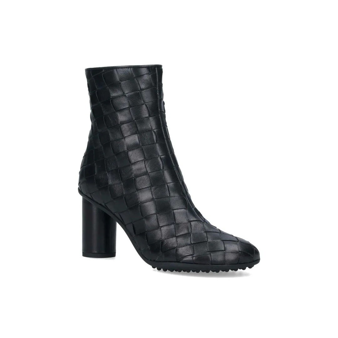Bottega Veneta Shoes - Black (different model - woven heeled boots)