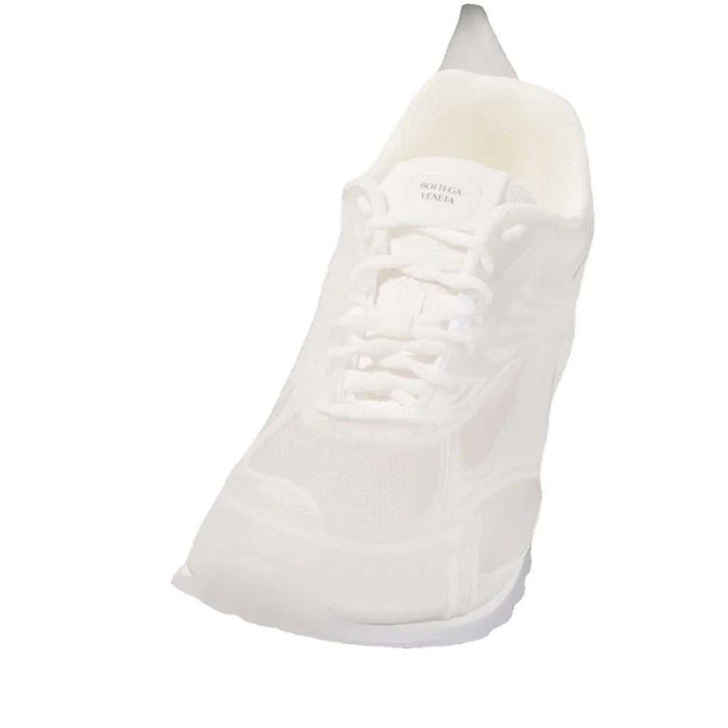 Bottega Veneta Orbit Flash Lace Up Low Top Sneakers - White