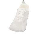 Bottega Veneta Orbit Flash Lace Up Low Top Sneakers - White