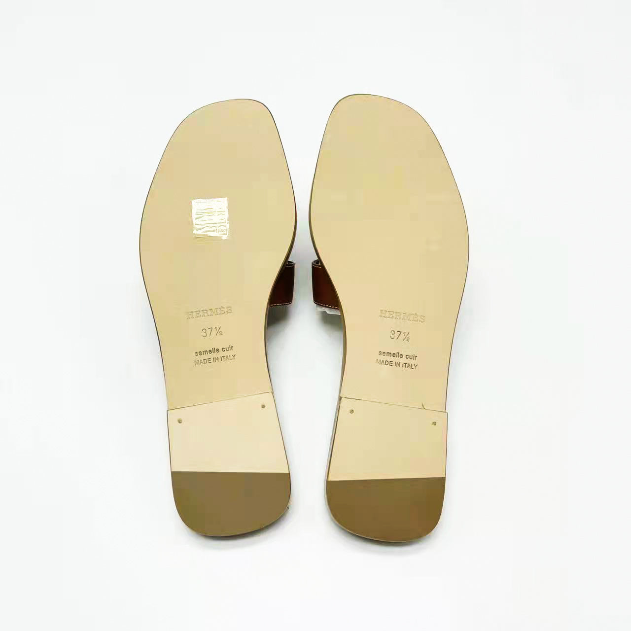 HERMES ORAN SANDAL GOLD