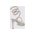 René Caovilla Eden Nude Sandal 80 - Champagne/Silver