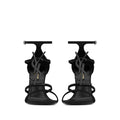 Saint Laurent 100mm Cassandra Open-Toe Sandals - Black
