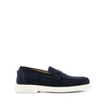 Versace Guanto Loafers Shoes - Navy Blue