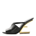 Fendi Sandals Calfskin Leather - Black