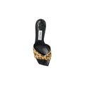 Jimmy Choo Skye Satin Heeled Mules - Leopard Print