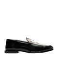 Givenchy Label Suede Loafers - Black/Cream