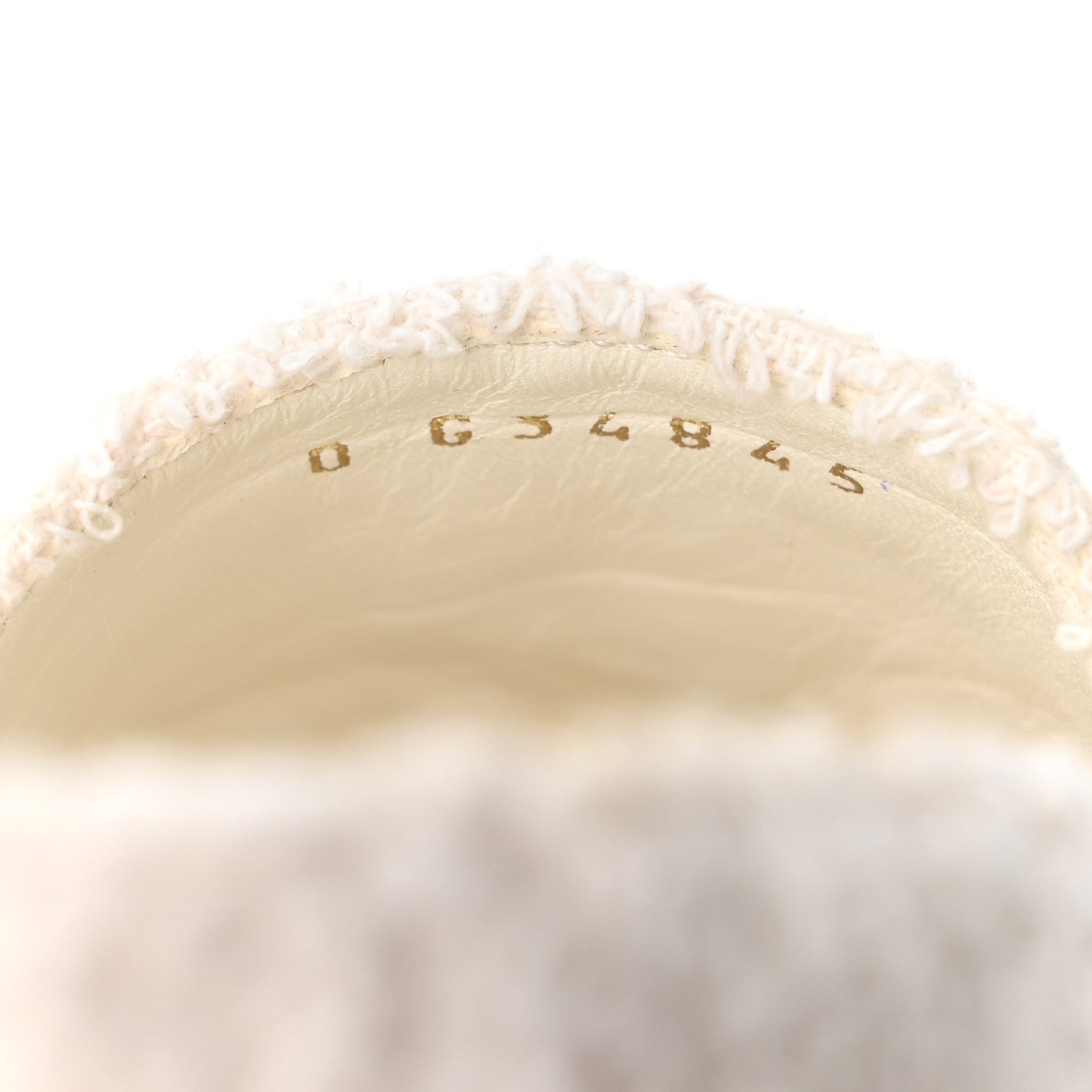 CHANEL TWEED ESPADRILLES WHITE