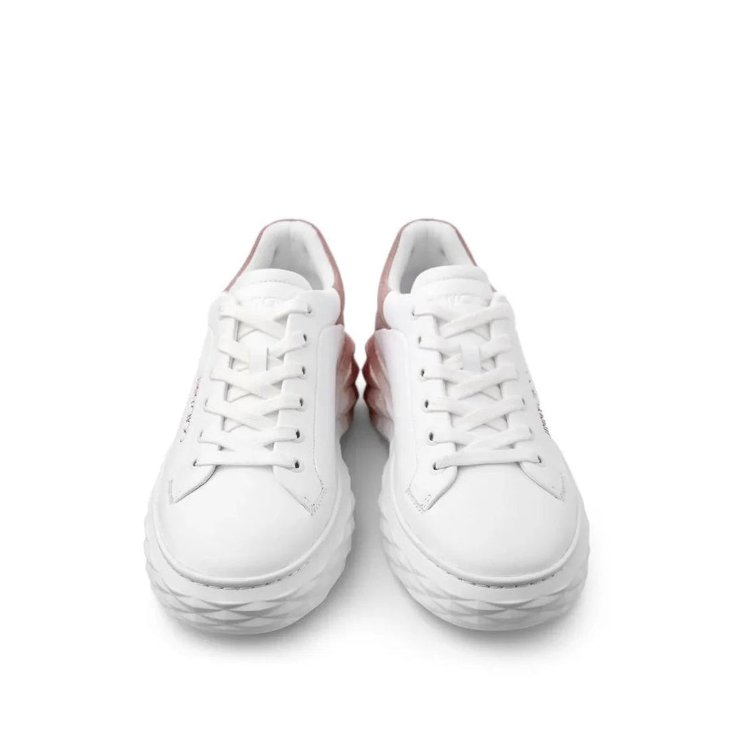 Jimmy Choo Diamond Run Sneakers - White/Pink