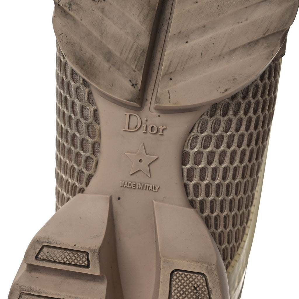 CHRISTIAN DIOR DIOR D-CONNECT SNEAKERS BEIGE & NUDE