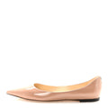 VALENTINO GARAVANI TAN-GO PATENT LEATHER BALLET FLATS PINK