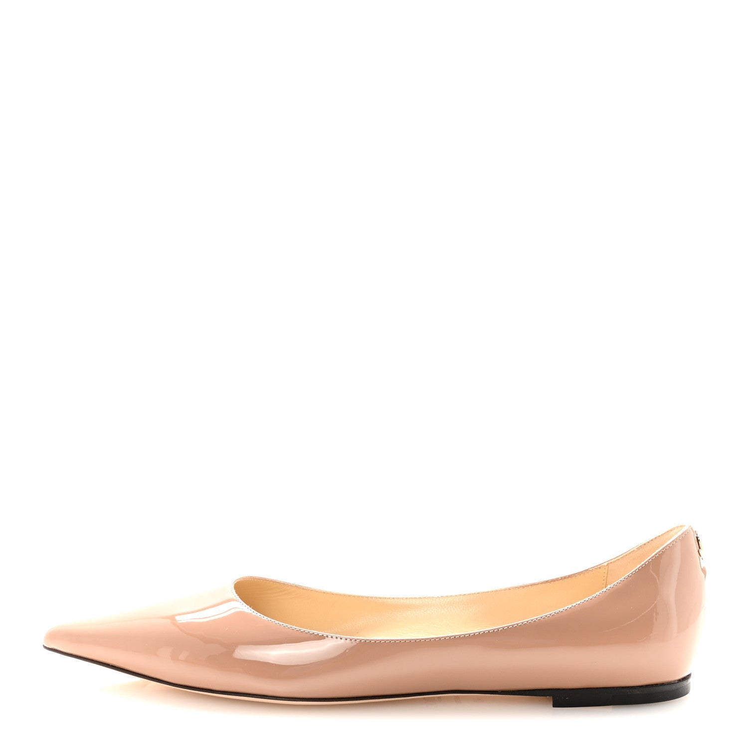 VALENTINO GARAVANI TAN-GO PATENT LEATHER BALLET FLATS PINK