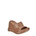 Givenchy Rubber Marshmallow Sandal - Brown/Tan