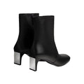 Hermès Lisa 55 Ankle Boot - Black with silver heel