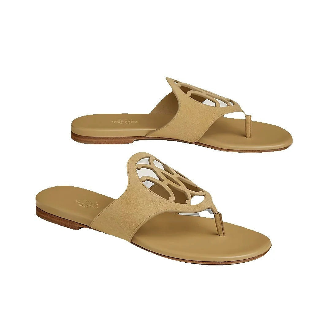 Hermès Mage Sandal - Beige/Tan
