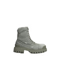 Balenciaga Low Strike Combat Boots - Gray/Sage Green