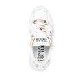 Versace Jeans Couture Barocco Printed Lace-Up Sneakers - White/Gold