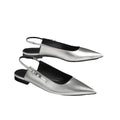 Hermès Lovely Slingback Beige - Silver