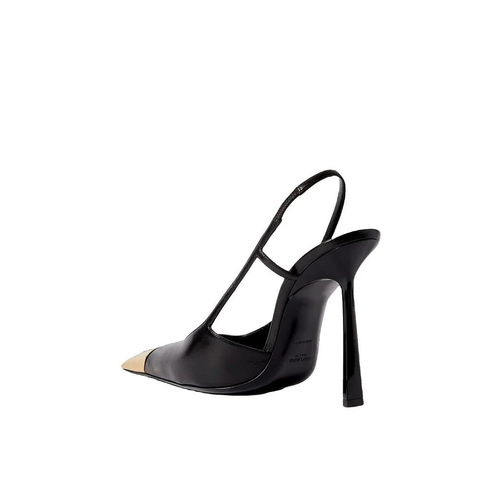 Saint Laurent Jeanne Slingback Pumps - Black