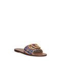 Valentino Garavani VLogo Signature Slide Sandal Raffia 60mm - Multicolor