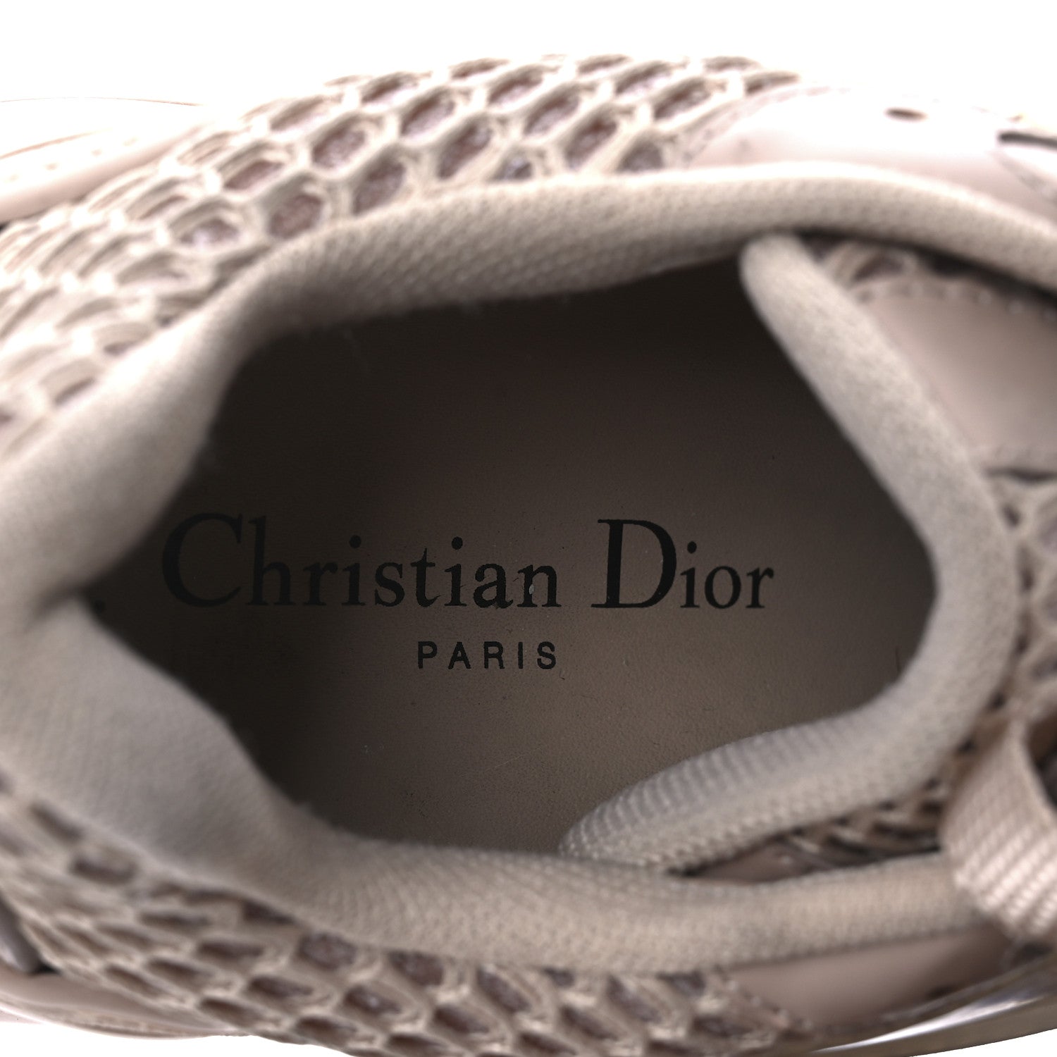 CHRISTIAN DIOR DIOR D-CONNECT SNEAKERS BEIGE & NUDE