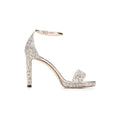 Jimmy Choo Misty 120 Glitter Sandal - Champagne/Multi