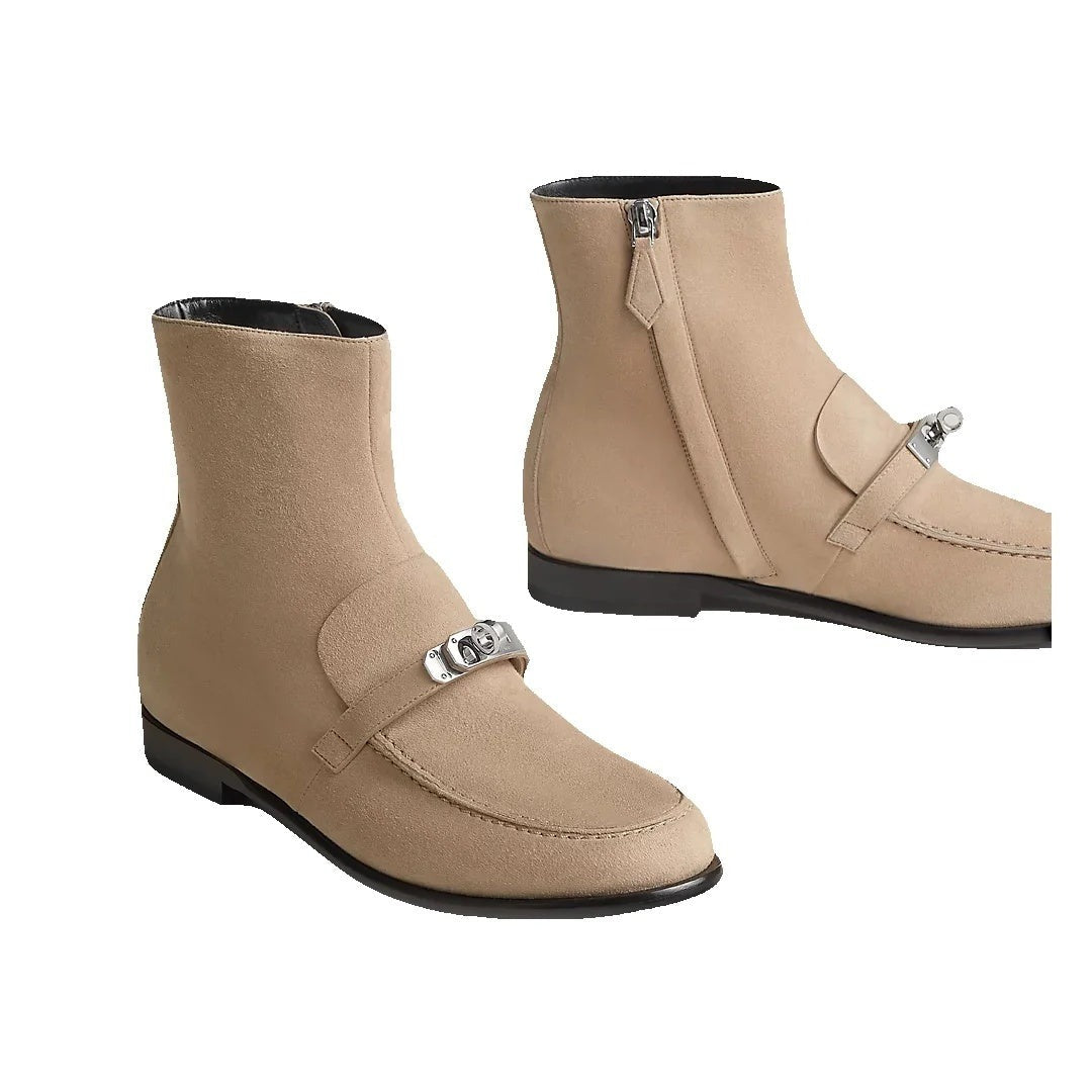 Hermès Lizy Boot - Beige