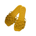 Loewe Sculptural Anagram Sandals - Yellow