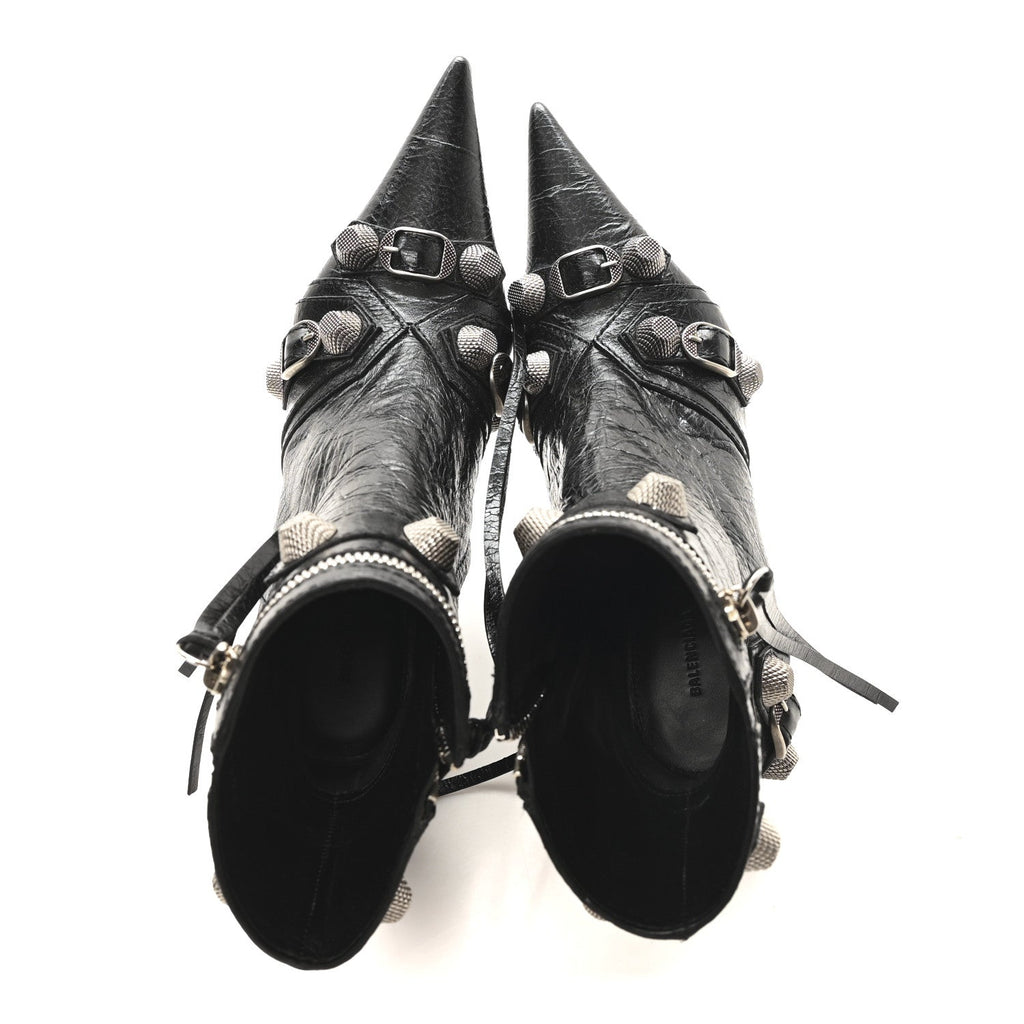 BALENCIAGA CAGOLE ARENA ANKLE BOOTS BLACK