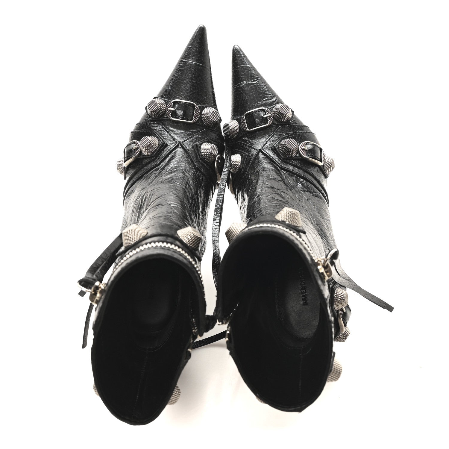 BALENCIAGA CAGOLE ARENA ANKLE BOOTS BLACK