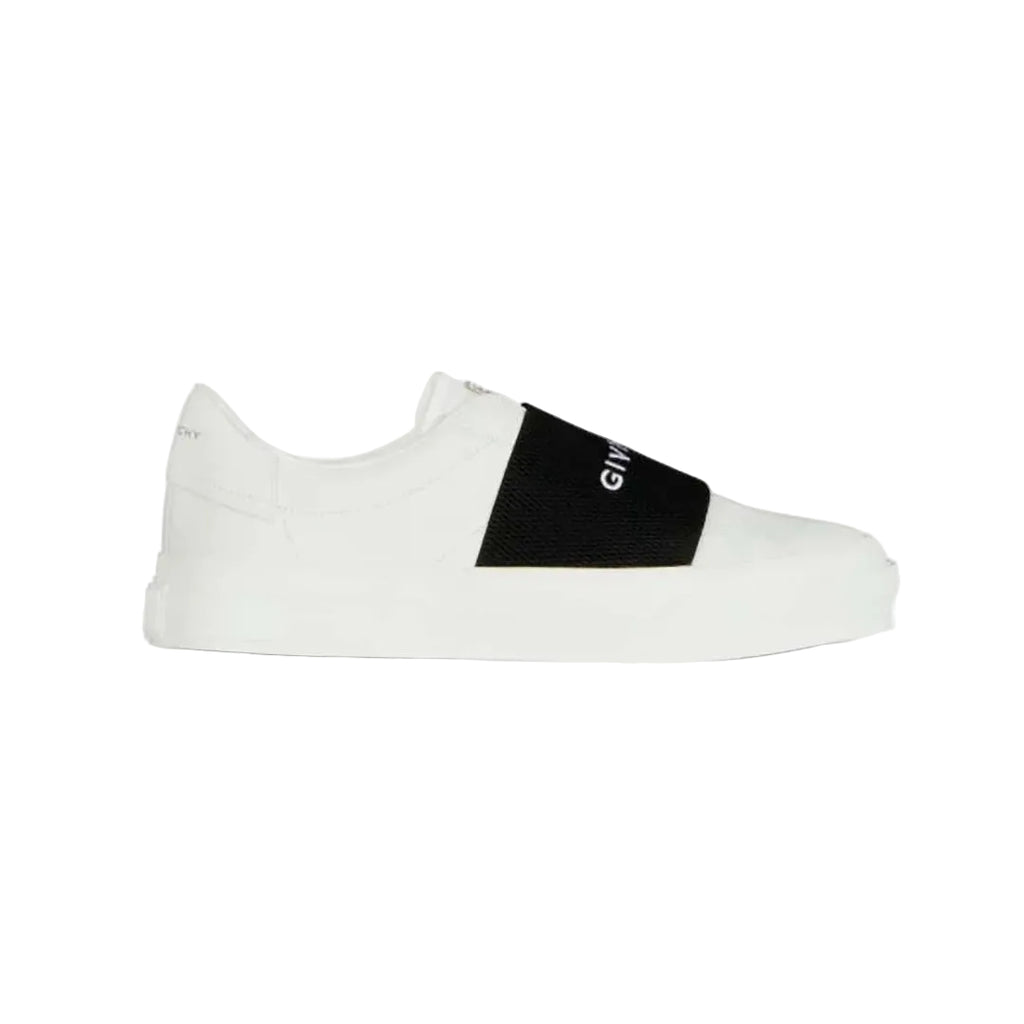 Givenchy Leather Slingbacks White - White/Black