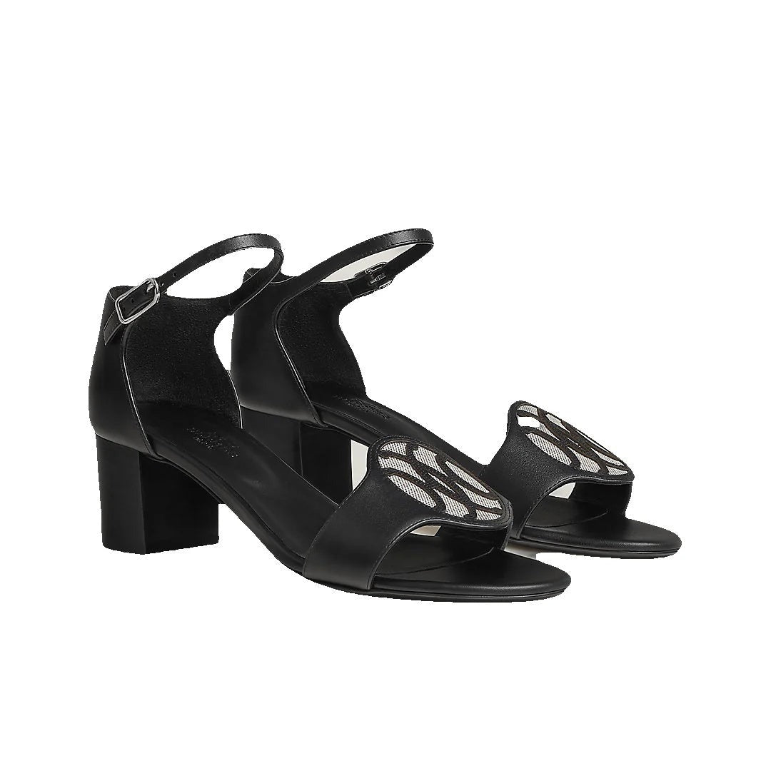 Hermès Miramar 50 Sandal - Black (different model - Manège sandal)