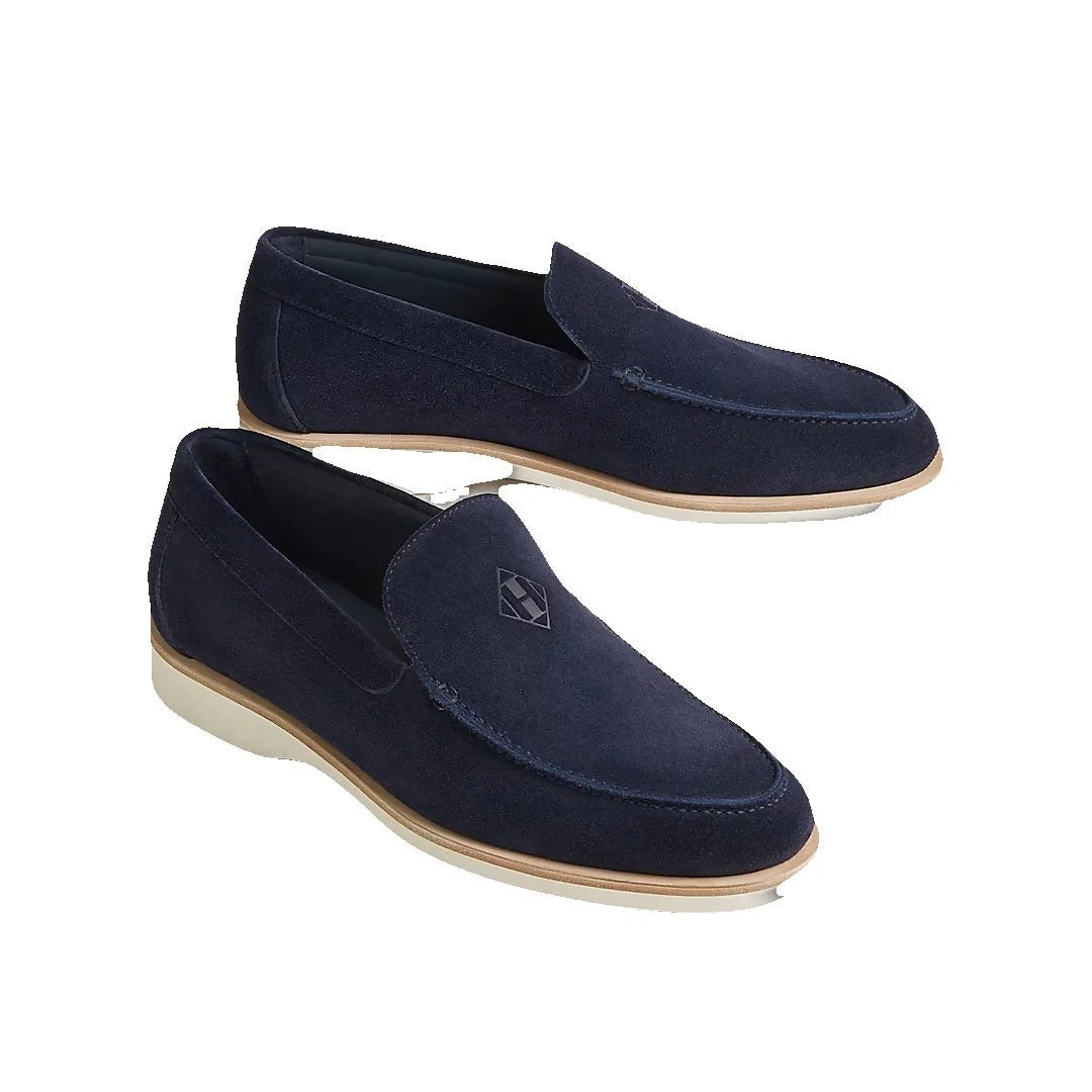 Hermès Low Loafer Beige - Navy