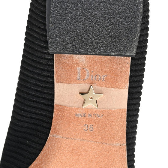 DIOR BALLET FLATS BLACK