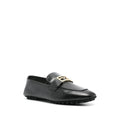 Fendi Baguette Nappa Leather Loafers - Black