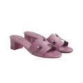 Hermès Hermes Calfskin Oasis Sandal - Mauve/Lilac
