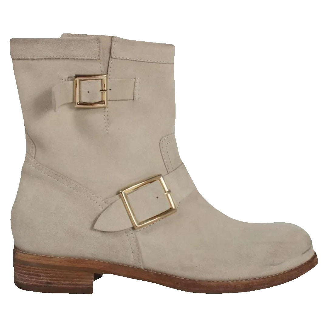 Jimmy Choo Pleated Boots - Beige